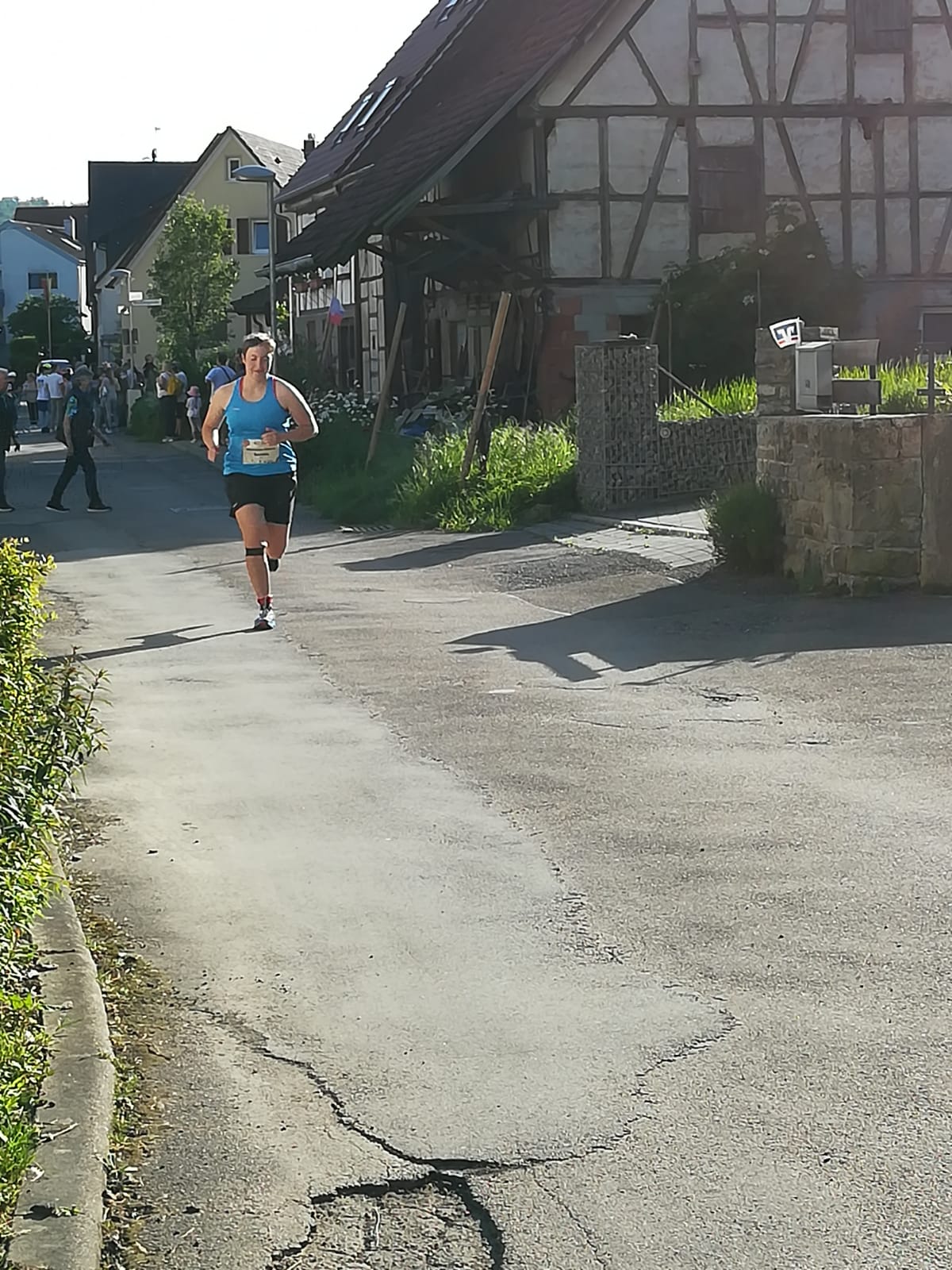 Henriette auf der Strecke